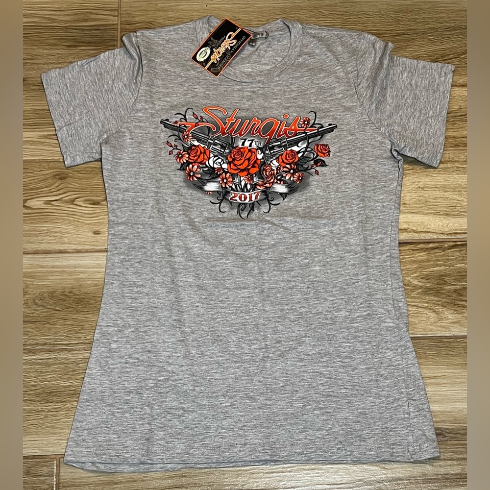 2017 Sturgis Rally T-Shirt - Double Sided, Women’s Large